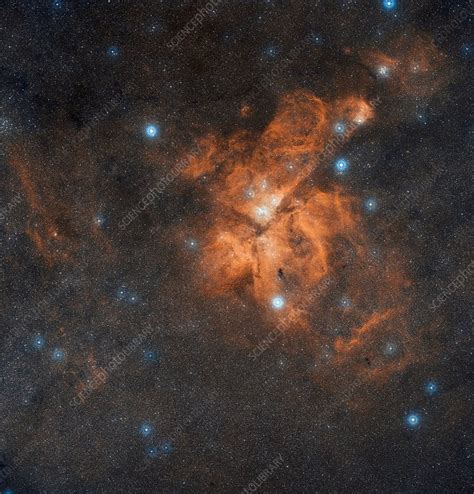 Eta Carinae Nebula Composite Image Stock Image C0230100 Science