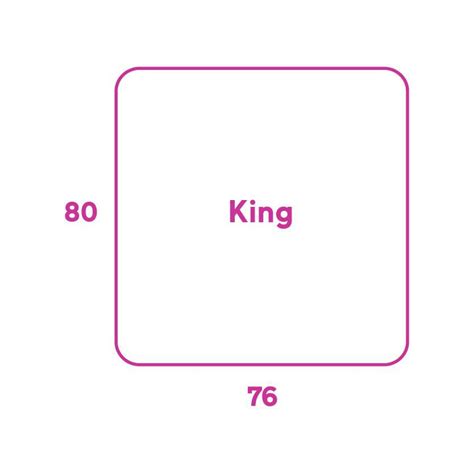 The standard size is 76 x 80 inches in homes but tend to be slimmed down for mobility. King vs. California King: What's the Difference? - eachnight