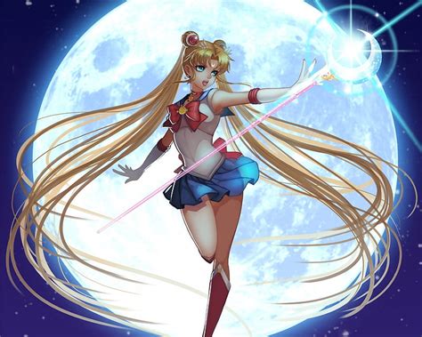1920x1080px 1080p Free Download Sailor Moon Staff Pretty Blond