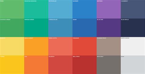 Flat Design Colors Color Palette Challenge Web Design Trends