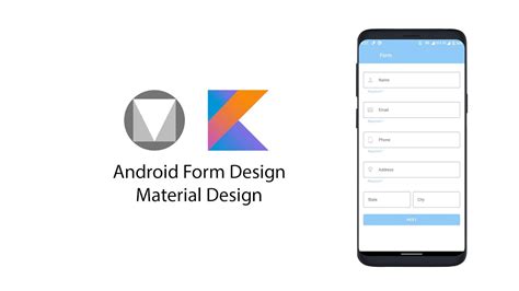 Kotlin Android Form Design Using Material Design Youtube