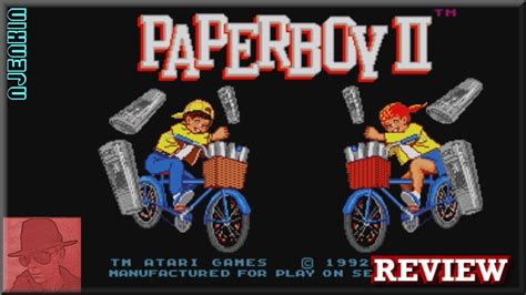 Paperboy 2 On The Sega Genesis Mega Drive With Commentary