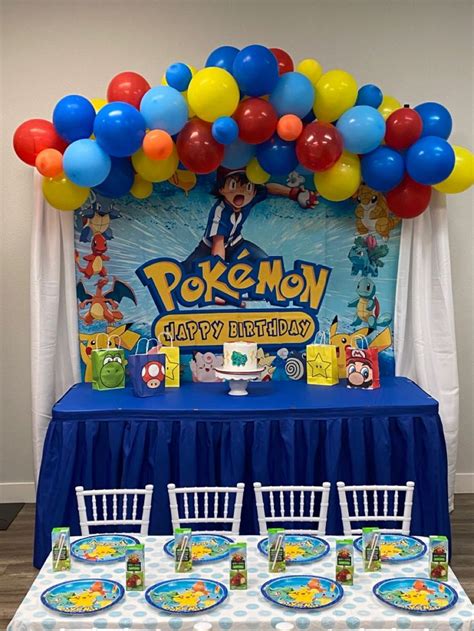 Pokémon Birthday Theme Pokemon Birthday Pokemon Birthday Party