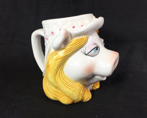 Vintage Miss Piggy Ceramic Coffee Mug Jim Henson By Sigma Tea Etsy