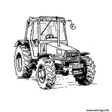 Coloriage tracteur gratuit à imprimer. Coloriage Tracteur 69 dessin
