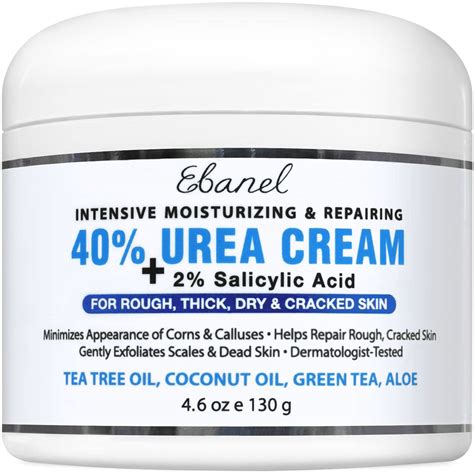 Buy Ebanel Urea Cream Plus Salicylic Foot Cream For Dry Cracked Heels Feet Knees Elbows