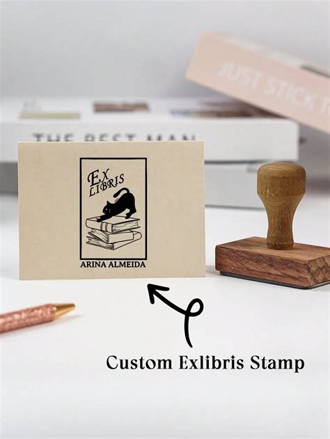 Cat Stamp Exlibris Ex Libris Stamp Exlibris Stamp Exlibris Stamp