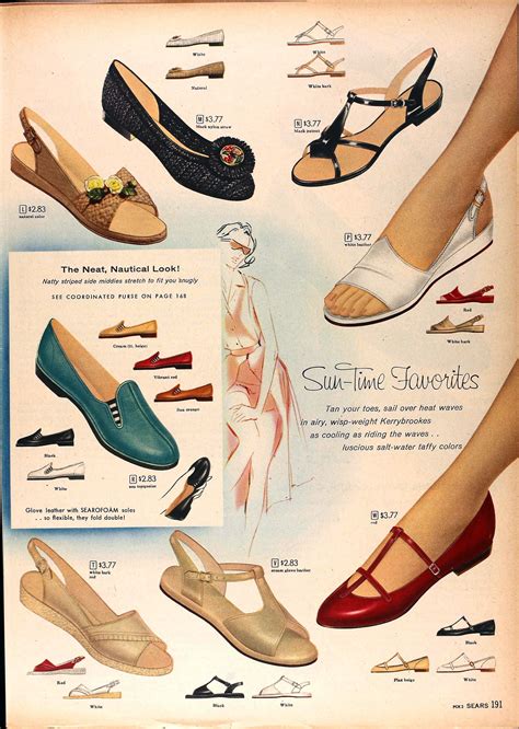 sears catalog highlights spring summer 1958 sears catalog vintage shoes vintage outfits