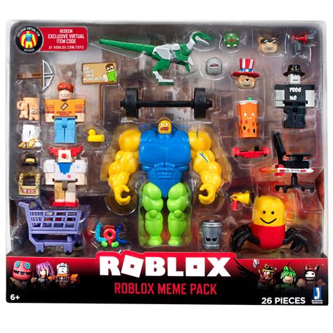 Roblox Rob0338 Action Collection Meme Pack Playset Includes Exclusive