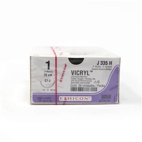 Vicryl 1 Ag Ct 2 12 Circ C36 Arkanum MÉxico
