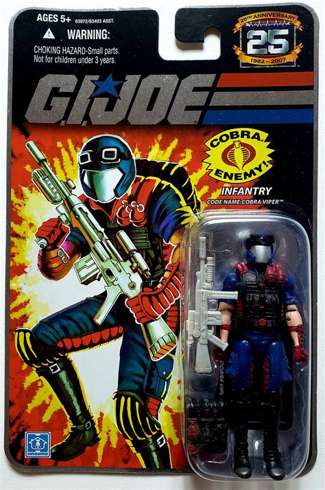 Gi Joe 25th Anniversary Hasbro 2008 Cobra Viper Infantry