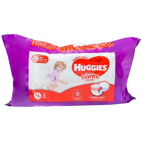 Buy Huggies Wonder Pants Comfy Xl 12 17 Kg Pack Of 5 In Wholesale