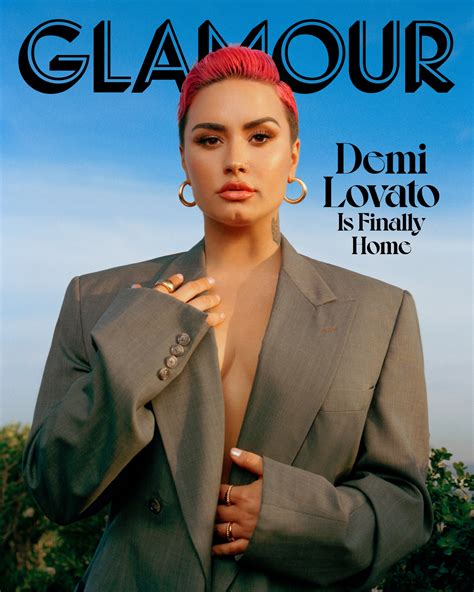 Demi Lovato Covers Glamour Talks Finding Herself And Being Really