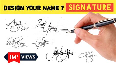 ️ How To Design Your Own Amazing Signature | How To Create Your Own