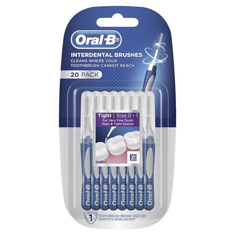 Brush angle is adjusted by moving the side of the handle allows you to change the angle without touching the brush head, for your convenience and cleanliness. Buy Oral B Interdental Brushes 20 Pack Online at Chemist ...