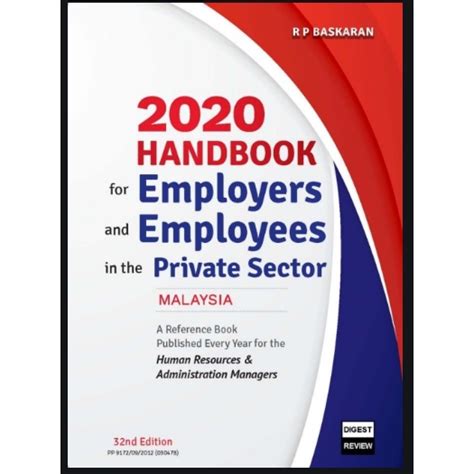 2020 Handbook For Employers And Employees In The Private Sector