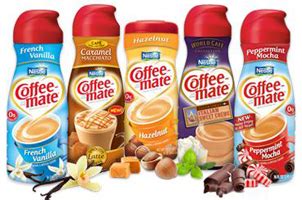 These flavors include the original, hazelnut, and vanilla, so you can drink 1 at a time or mix up your flavors throughout the day as you see fit. Target: Nestle Coffee-Mate Liquid Creamer For $0.49 each ...
