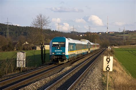 Class 223 Of Arriva Between Regensburg And Regenstauf