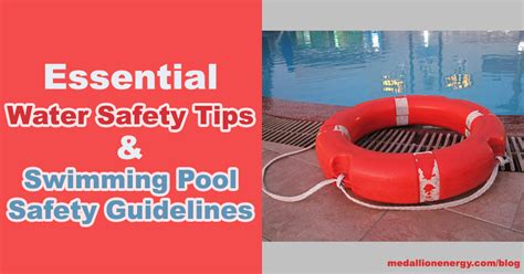 water safety tips and home pool safety