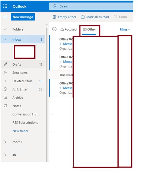 Outlook Online Shows Unread Messages Even Though I Have