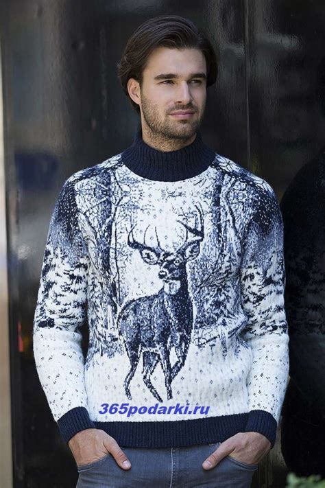 Pulltonic свитер с оленями Турция джемпер пуловер свитера с животными оптом в Москве и животными ...