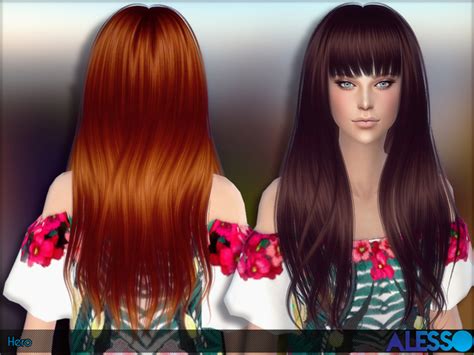 Hero Hair By Alesso At Tsr Sims 4 Updates