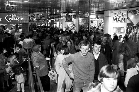 Newcastles Eldon Square Shopping Centre In 1981 Recalling Christmas