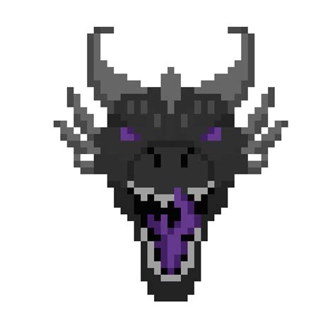 I Drew This Ender Dragon Pixel Art What Should I Put As The Background R Minecraft