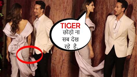 Tiger Shroff Lovely Moments With GF Disha Patani At Deepika Padukone