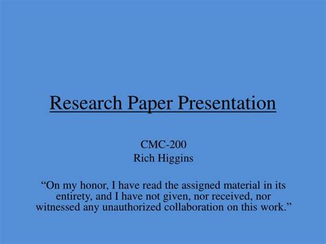 research paper  powerpoint    id