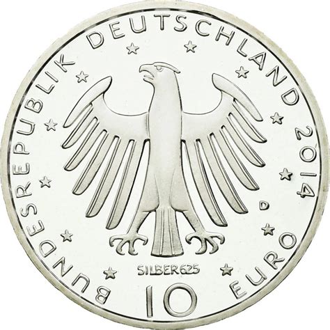 Germany 10 Euro Commemorative Coin 150th Anniversary Of The Birth Of