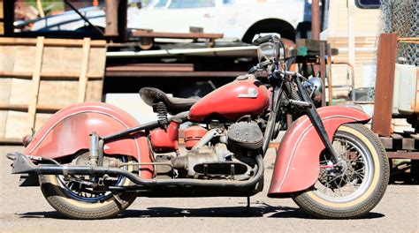 Vintage Indian Motorcycles And Memorabilia Brings Small