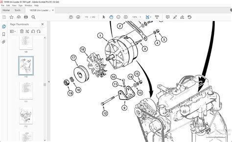 Case 1835b Uni Loader Parts Catalog Manual 8 1841 Pdf Download