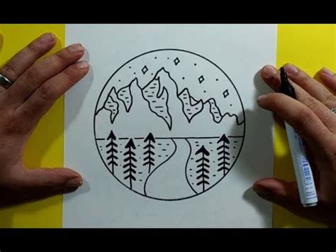 Como Dibujar Un Paisaje Paso A Paso How To Draw A Landscape Youtube