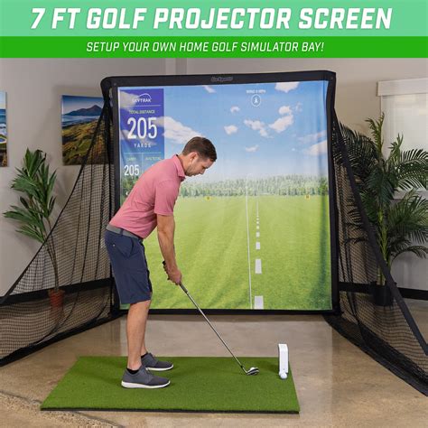 Gosports 7 Ft Golf Simulator Impact Screen