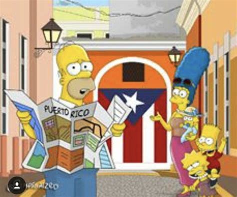 Los Simpsons Visitaron Nuestro País 🇵🇷 Y Disfrutaron De Lo Lindo👌🏽😉