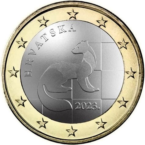 Diseño Definitivo De La Moneda De 1 Euro De Croacia Numismatica Visual