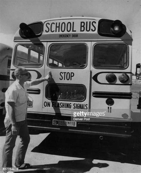 Vintage School Bus Driver Photos And Premium High Res Pictures Getty