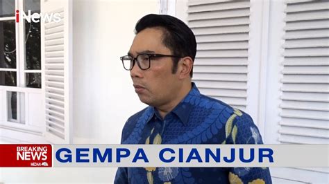 Ridwan Kamil Tetapkan Status Siaga 1 Masyarakat Diminta Waspada Gempa Susulan Breakingnews 22