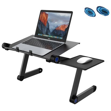 Adjustable Laptop Stand Folding Portable Standing Desk Cooling