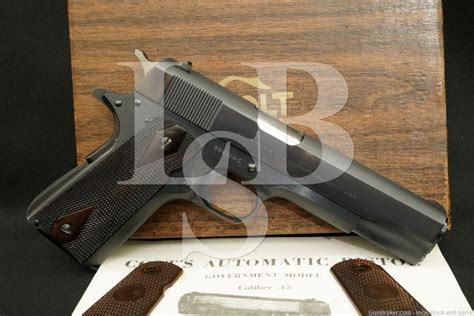 Colt Commercial Government Model 1911 45 Acp Semi Auto Pistol 1968 C
