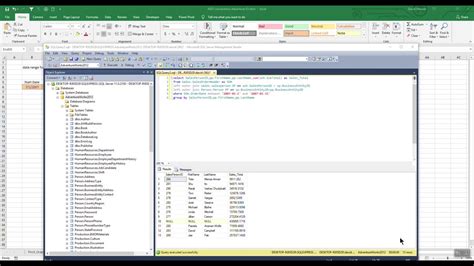 Import Sql Data Directly Into Excel With Vba Youtube