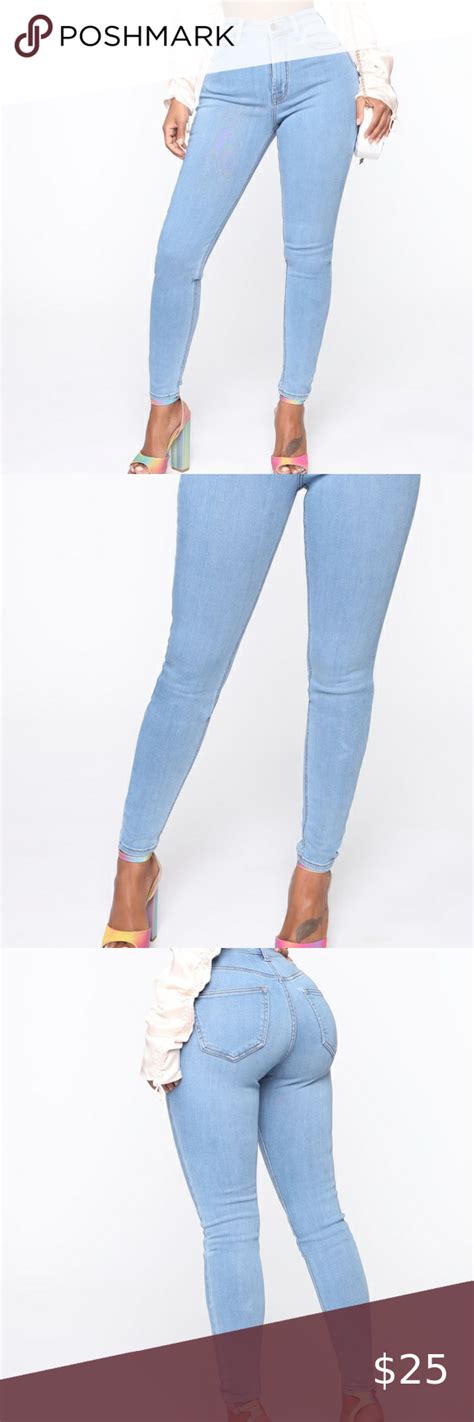 Fashion Nova Precious Fit High Waisted Jean In Light In 2023 High Waist Jeans Fashion Nova