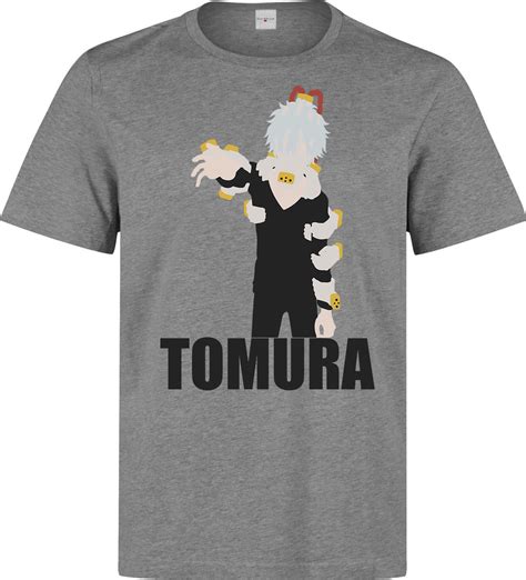 My Hero Academia Tomura Shigaraki Mens Grey T Shirt Quality Fashion