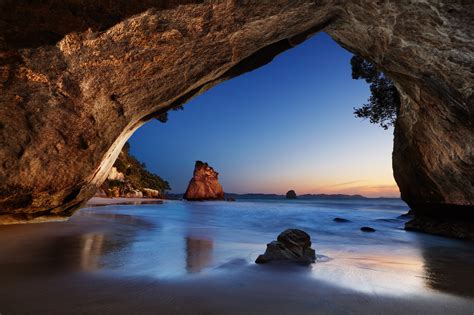 Waitomo Caves Leuchtende Glühwürmchen Höhle Neuseeland Urlaubstrackerde