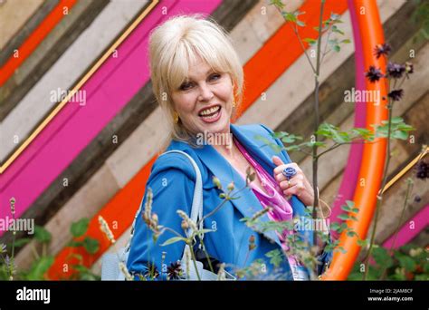 Dame Joanna Lumley Actress Model And Activist At The Rhs Chelsea