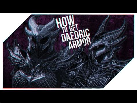 One alteration skill use for some mage armor before combat, when alteration doesn't level. How to get Daedric armor in Skyrim at any Level - YouTube ...