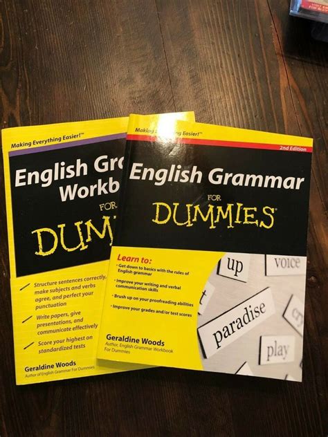 English Grammar For Dummies 2nd Edition Book And 2nd Edition Workbook