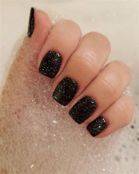 150 Beautiful Nail Designs To Try This Winter In 2020 Black Nails
