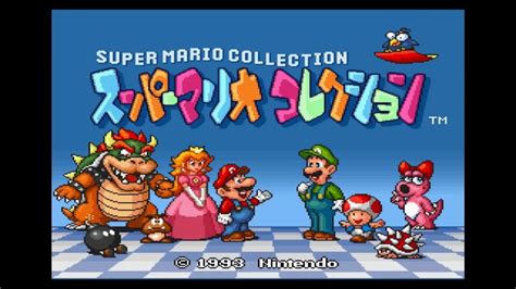 Super Mario All Stars Japan Super Mario Collection Snes Intros